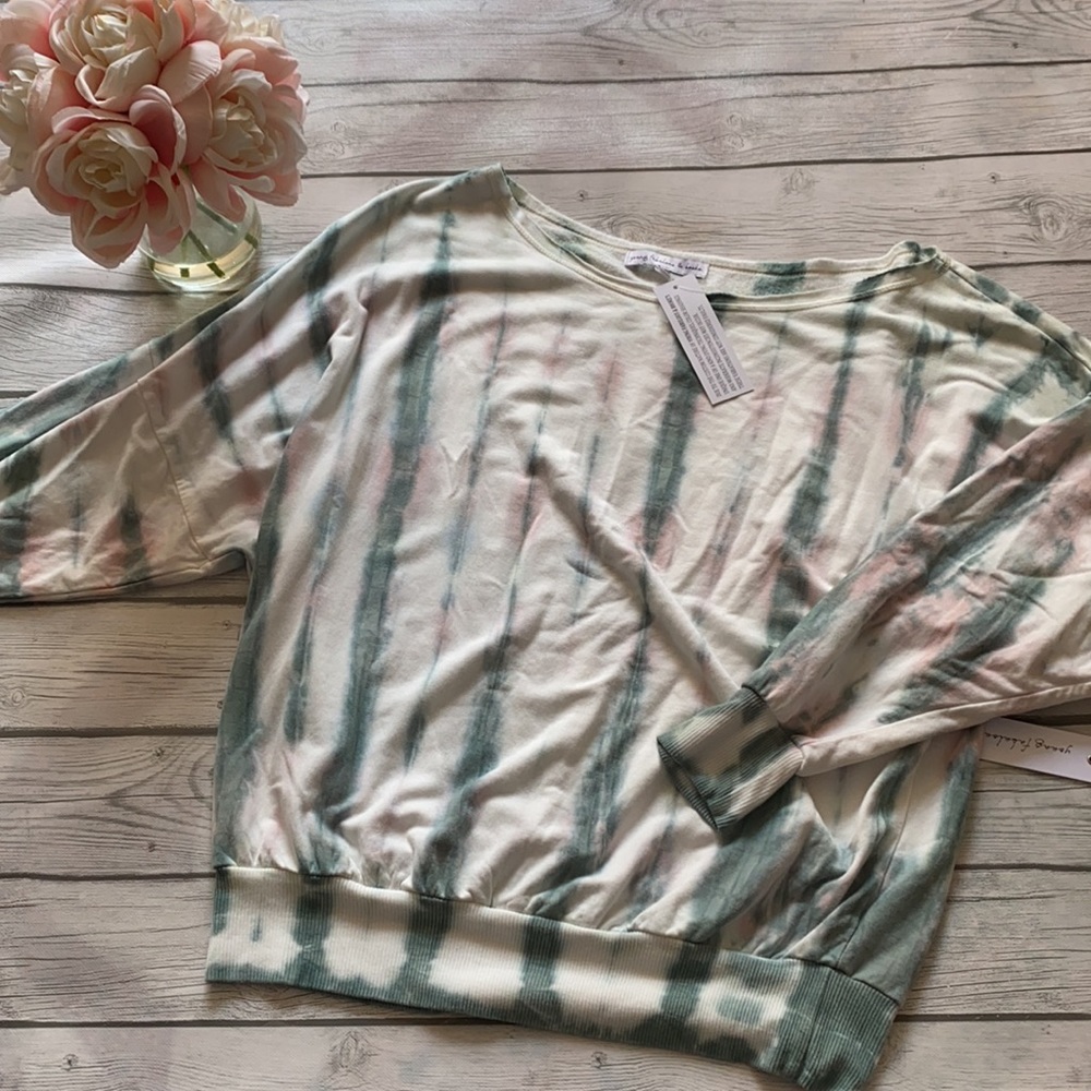Young Fabulous and Broke Tie Dye Oversized Sweatshirt Size XS